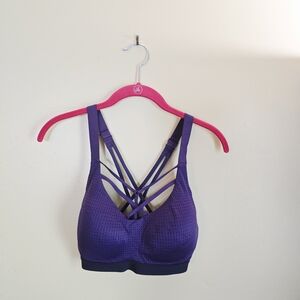 Purple Strappy Women's Bra